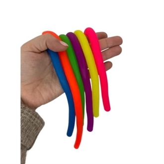 Elastisk fidget snor, 6stk  